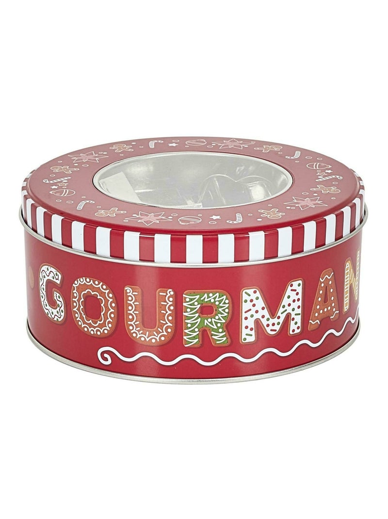 Boite de rangement en métal de Noël collection Mes petites gourmandises 1 pièce Rouge - Kiabi