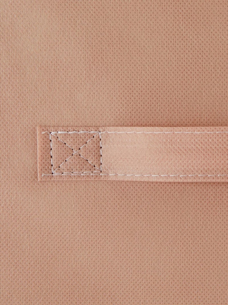 Boîte de rangement en tissu avec poignée MIX'N MODUL Rose - Kiabi