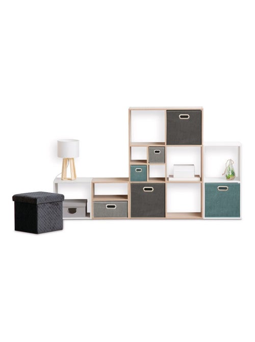 Boîte de rangement en tissu MIX 'N MODUL - Kiabi