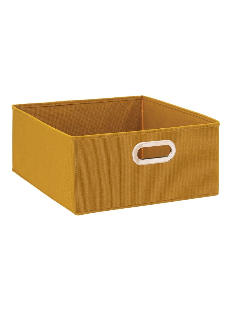 Boîte de rangement en tissu MIX 'N MODUL Jaune - Kiabi