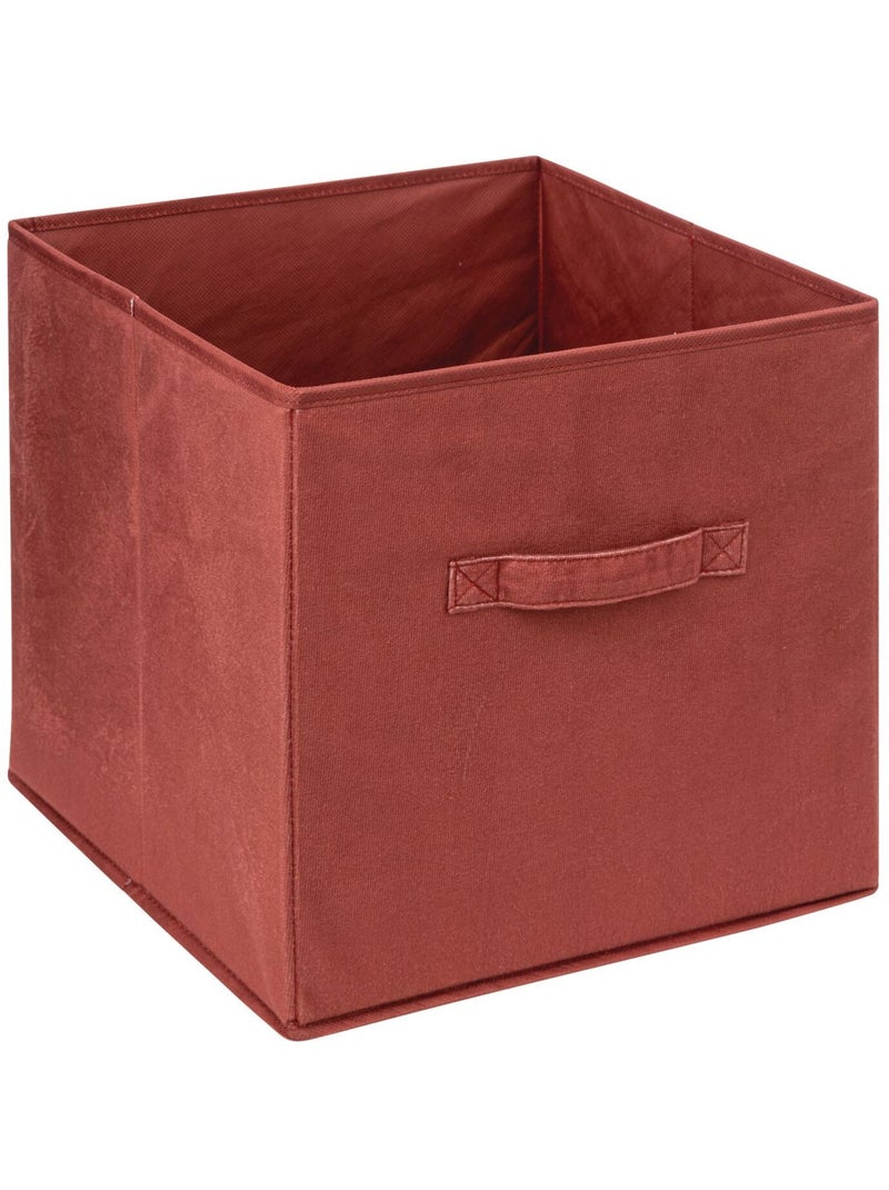 Boîte de rangement en velours MIX 'N MODUL Rouge - Kiabi