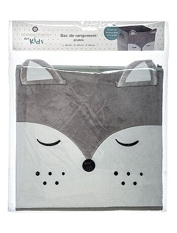 Boîte de rangement enfant renard en velours JOEY