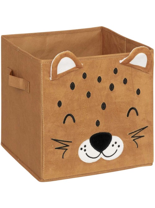 Boîte de rangement enfant tigre en velours JOEY - Kiabi