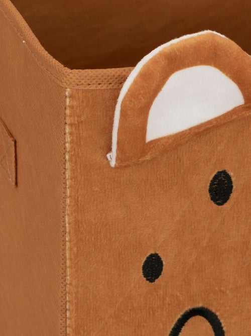 Boîte de rangement enfant tigre en velours JOEY - Kiabi