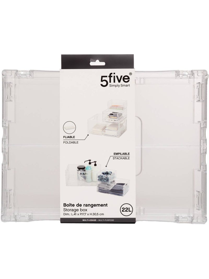 Boîte de rangement FOLD'N'BOX Beige - Kiabi