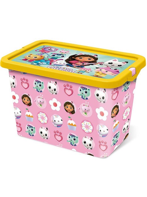 Boîte de rangement Gabby's Dollhouse 23 L couvercle à charnière 38 x 29 x 29 cm - Kiabi Boîte de rangement Gabby's Dollhouse 23 L couvercle à charnière 38 x 29 x 29 cm - Kiabi