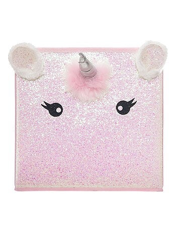 Boîte de rangement licorne pour enfant