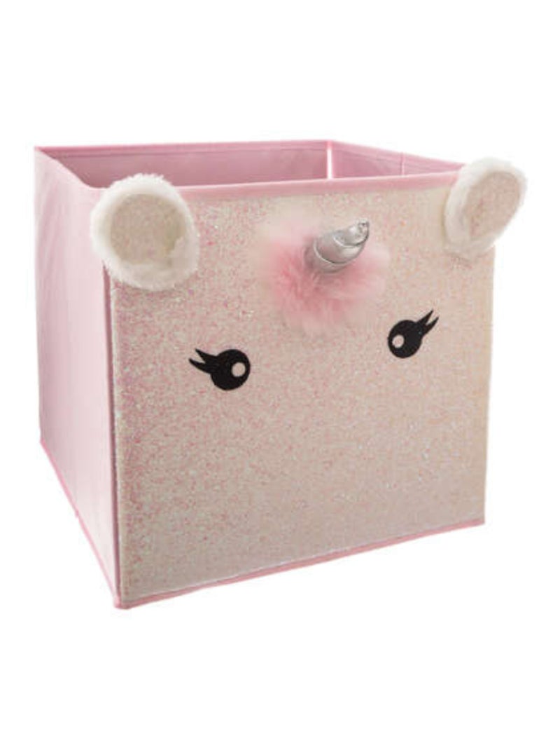 Boîte de rangement licorne pour enfant Rose - Kiabi