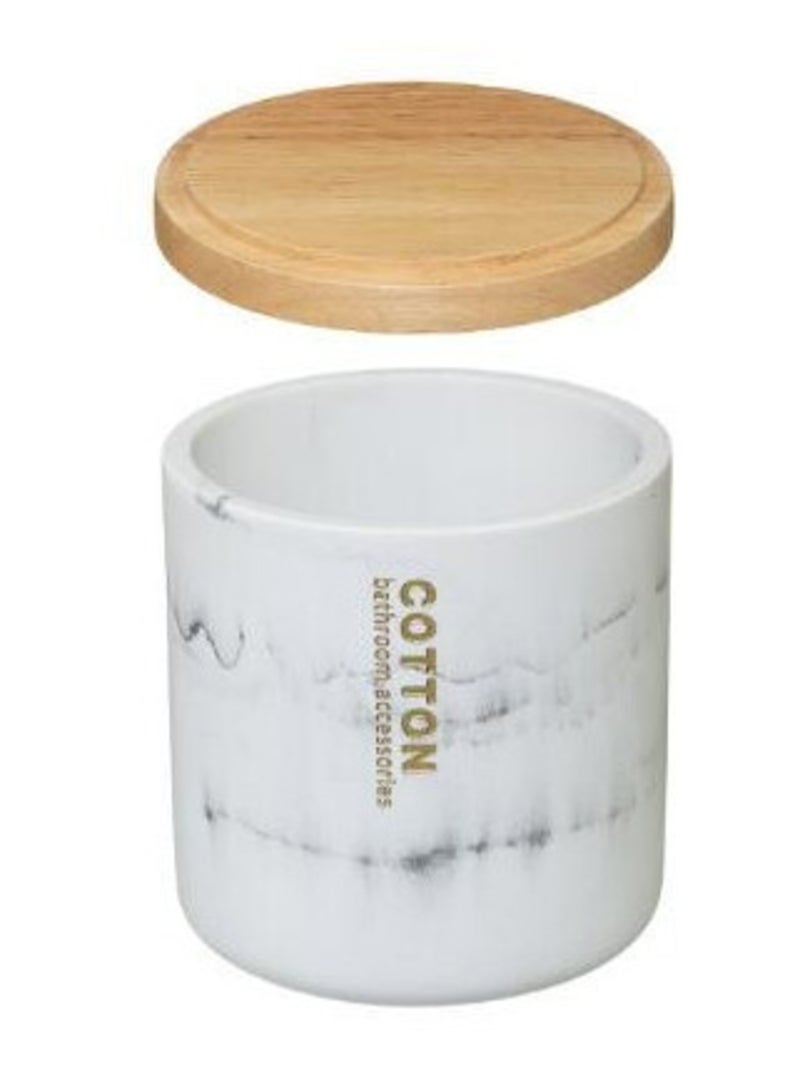 Boite de rangement & Miroir de salle de bain - Atmosphera Blanc - Kiabi