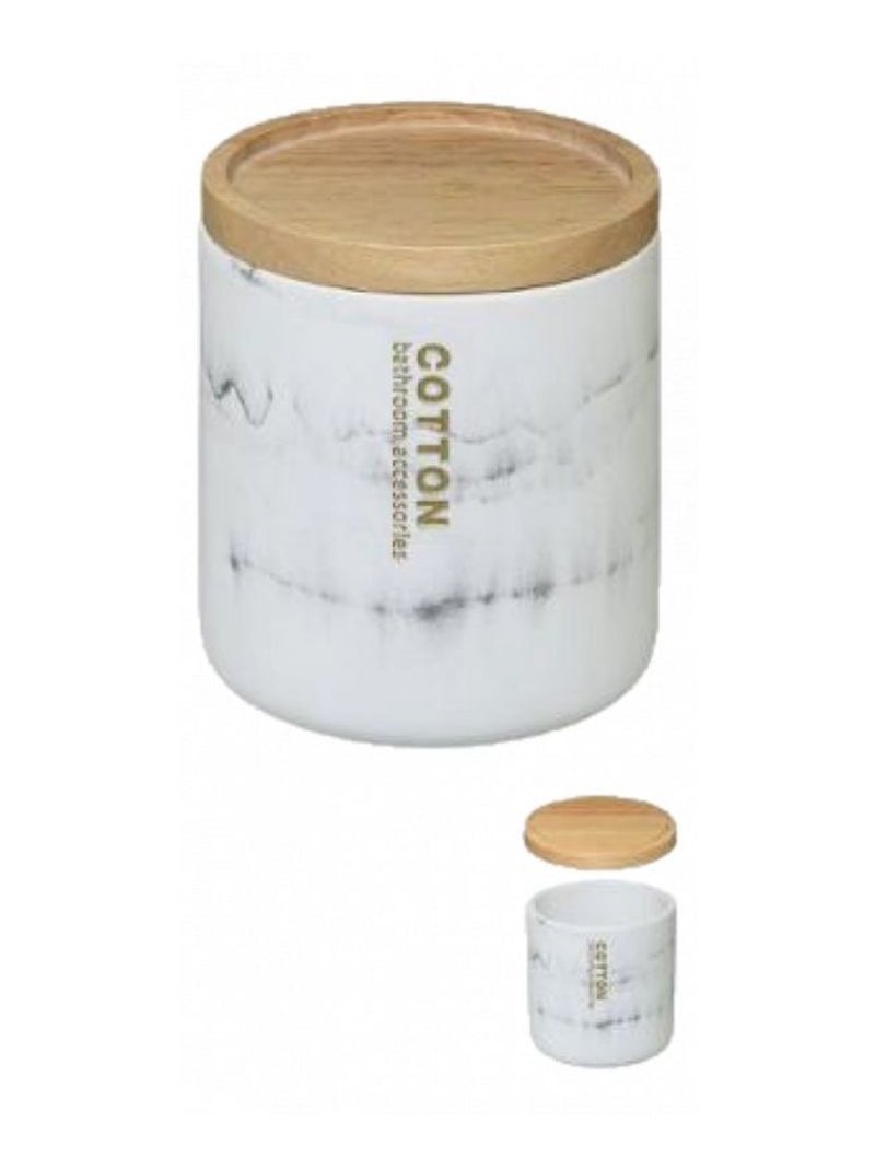 Boite de rangement & Miroir de salle de bain - Atmosphera Blanc - Kiabi