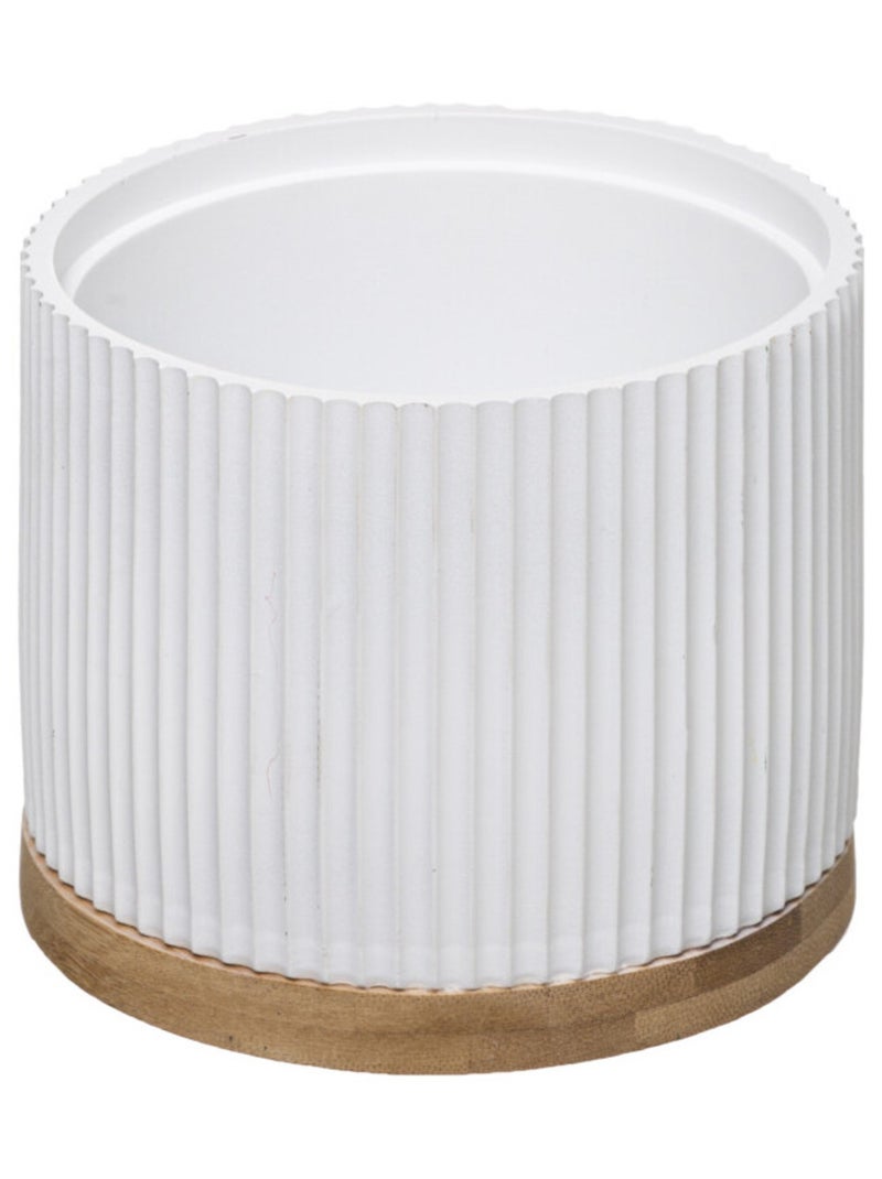 Boite de rangement & Miroir de salle de bain - Atmosphera Blanc - Kiabi