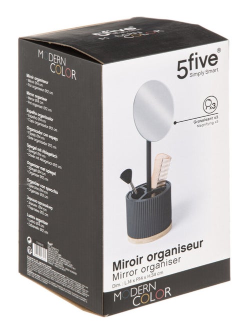 Boite de rangement & Miroir de salle de bain - Atmosphera - Kiabi