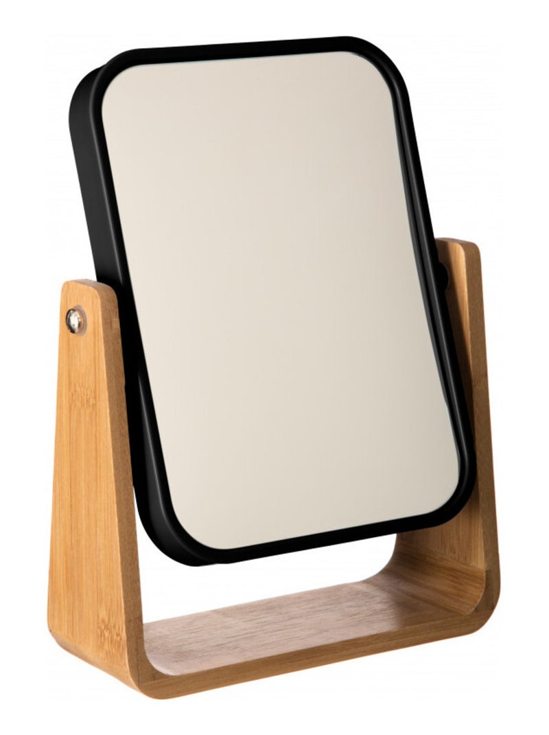 Boite de rangement & Miroir de salle de bain - Atmosphera Noir - Kiabi