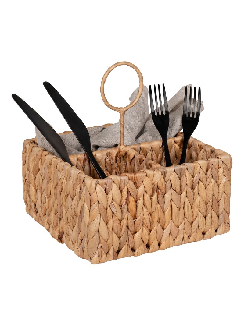 Boîte de rangement Pleiku - Boîte de rangement, jacinthe d'eau, naturelle, 20x11x20 cm Beige - Kiabi