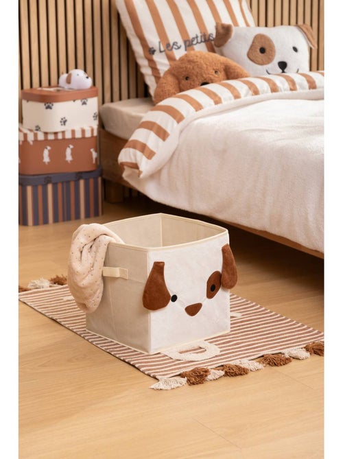 Boîte de rangement pliable en tissu à motif ludique JOEY - Kiabi