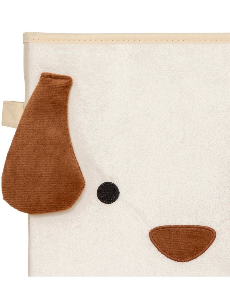 Boîte de rangement pliable en tissu à motif ludique JOEY Beige - Kiabi
