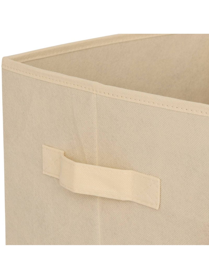 Boîte de rangement pliable en tissu à motif ludique JOEY Beige - Kiabi