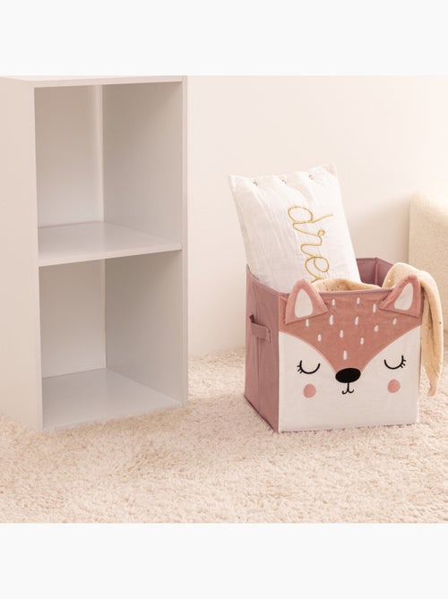 Boîte de rangement pliable en tissu à motif ludique JOEY - Kiabi