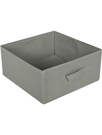 Boîte de rangement pliable en tissu avec poignée