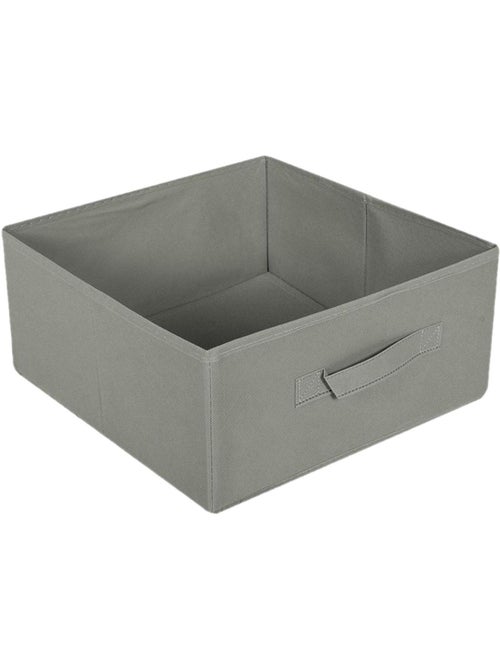 Boîte de rangement pliable en tissu avec poignée - Kiabi