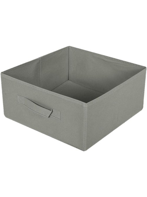 Boîte de rangement pliable en tissu avec poignée - Kiabi