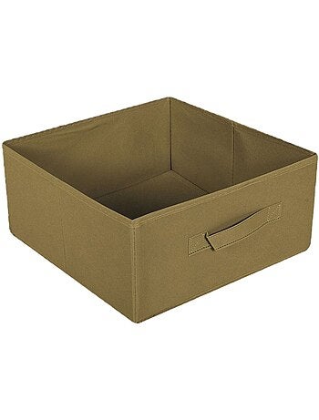Boîte de rangement pliable en tissu avec poignée