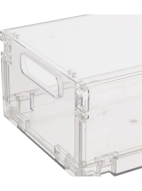 Boîte de rangement pliable et empilable 2,8L FOLD'N'BOX - Kiabi Boîte de rangement pliable et empilable 2,8L FOLD'N'BOX - Kiabi