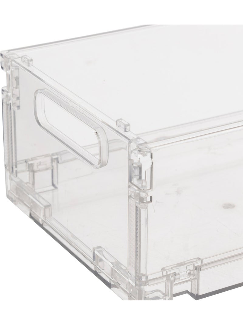 Boîte de rangement pliable et empilable 2,8L FOLD'N'BOX Gris - Kiabi