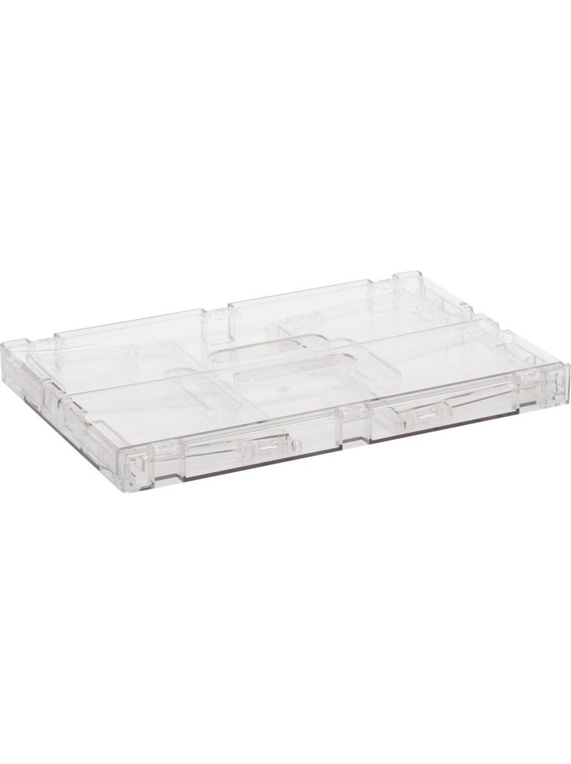 Boîte de rangement pliable et empilable 7,5L FOLD'N'BOX Transparent - Kiabi