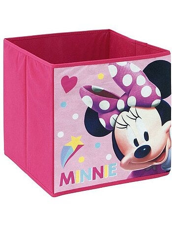 Boîte de rangement pliable Minnie Mouse pour jouets 31x31x31cm