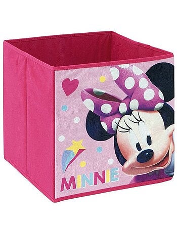 Boîte de rangement pliable Minnie Mouse pour jouets 31x31x31cm