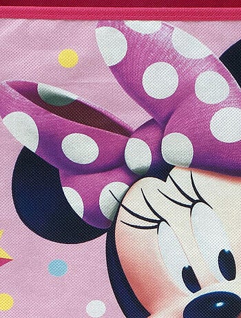 Boîte de rangement pliable Minnie Mouse pour jouets 31x31x31cm