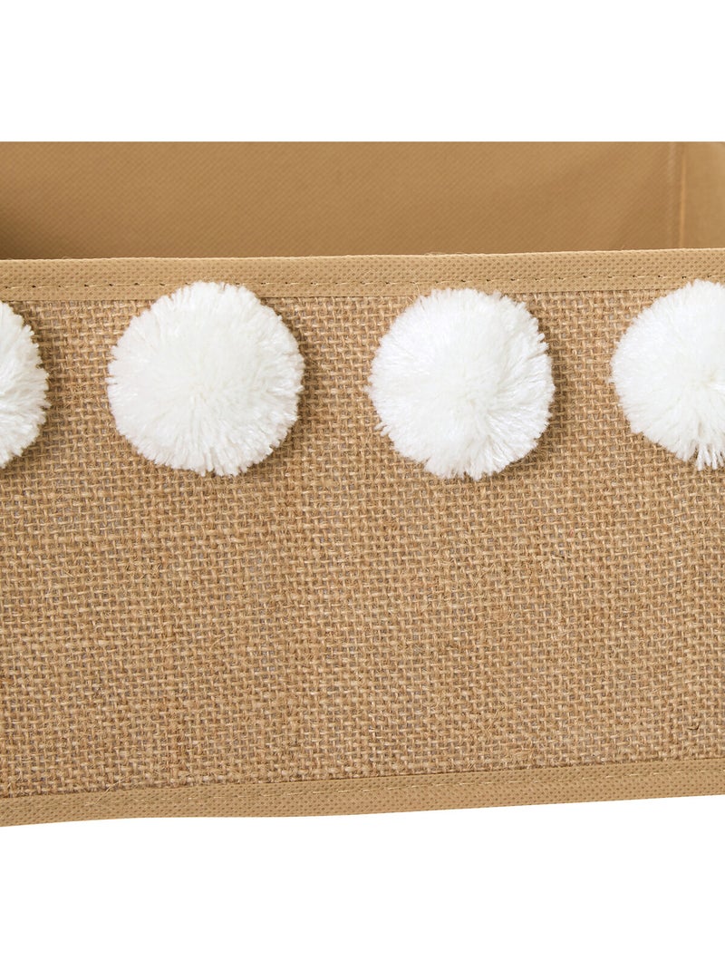 Boîte de rangement pliable pour enfant yuki Beige - Kiabi