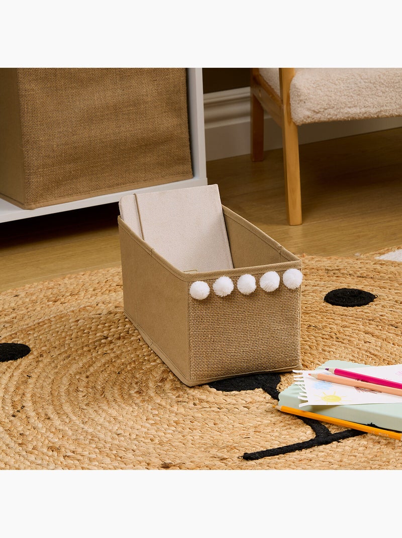 Boîte de rangement pliable pour enfant yuki Beige - Kiabi