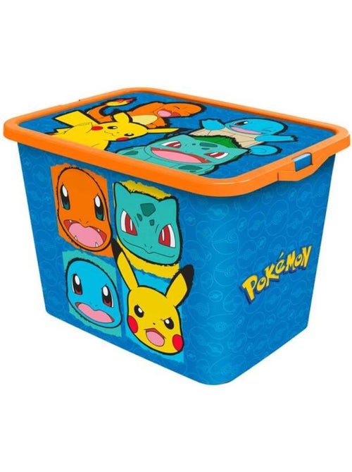 Boîte de rangement Pokémon 23L à couvercle à clapet - 38 x 28 x 27 cm - Kiabi Boîte de rangement Pokémon 23L à couvercle à clapet - 38 x 28 x 27 cm - Kiabi