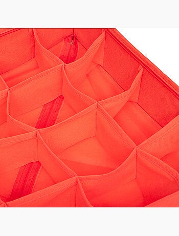 Boîte de rangement pour 16 boules de noël d.10 cm 40x40x10 cm