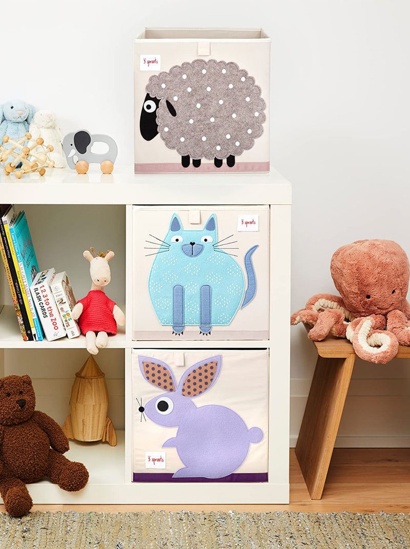 Boîte de rangement pour jouets Beige - Kiabi