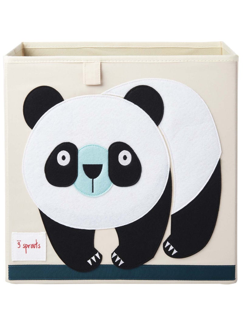 Boîte de rangement pour jouets Blanc Beige Noir - Kiabi