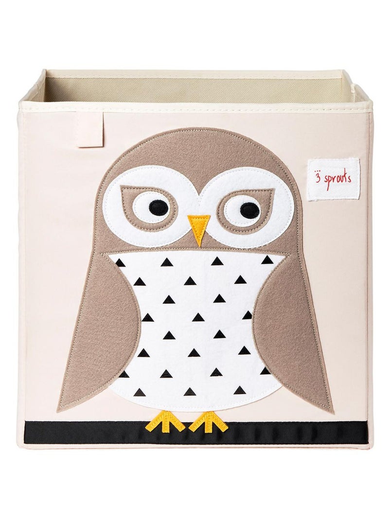 Boîte de rangement pour jouets Blanc Beige Noir - Kiabi