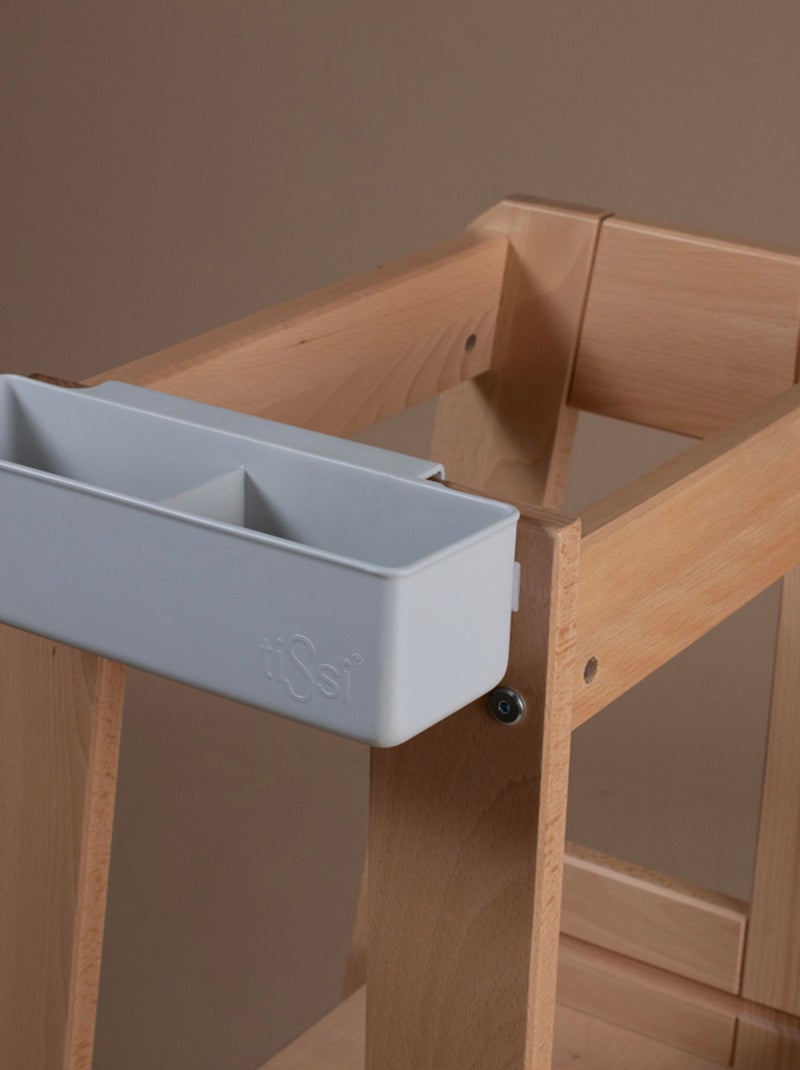 Boîte de rangement pour tour d'apprentissage Felix Tissi Gris - Kiabi