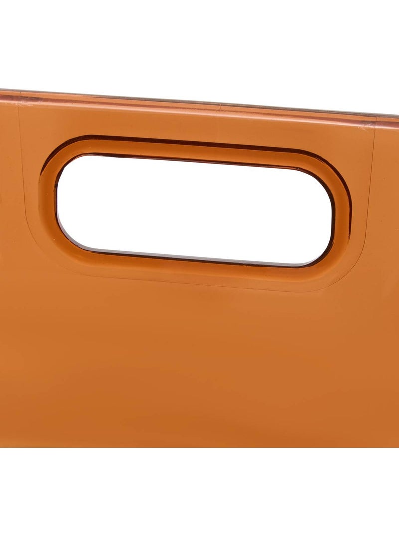 Boîte de rangement rectangulaire avec couvercle LYCIA Rose - Kiabi