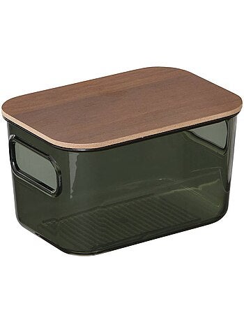 Boîte de rangement rectangulaire avec couvercle LYCIA