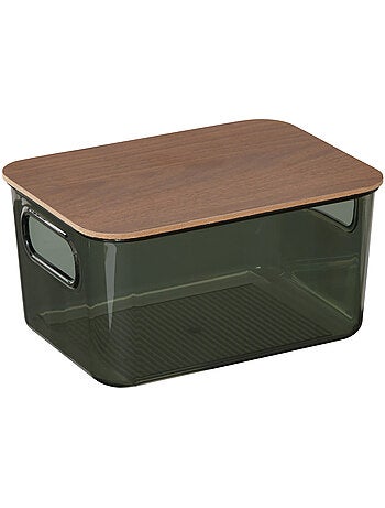 Boîte de rangement rectangulaire avec couvercle LYCIA