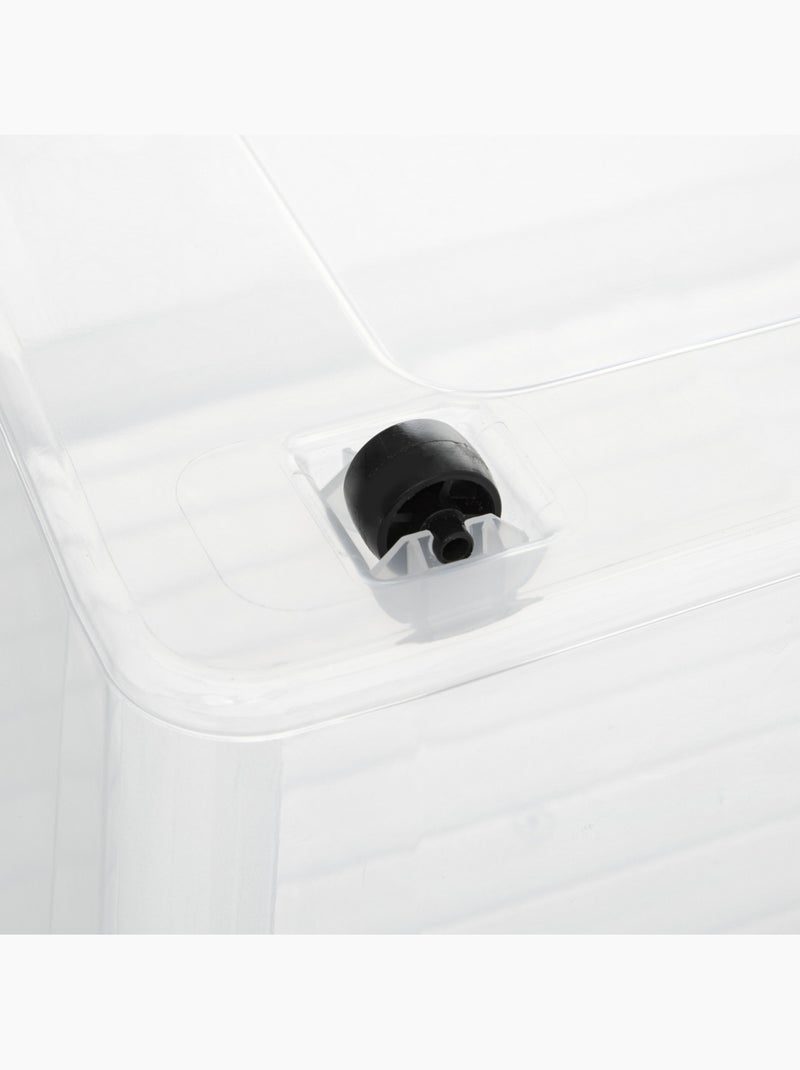 Boîte de rangement rectangulaire CLIP'N BOX Transparent - Kiabi