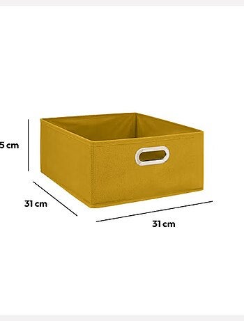Boîte de rangement rectangulaire en tissu MIX'N MODUL