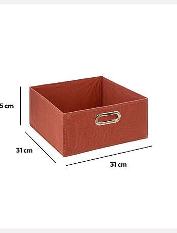 Boîte de rangement rectangulaire en tissu MIX'N MODUL