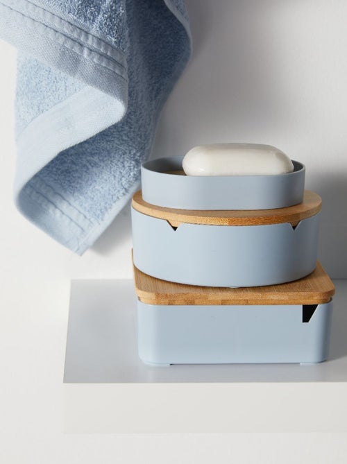Boîte de rangement ronde avec miroir BATHROOM - Kiabi