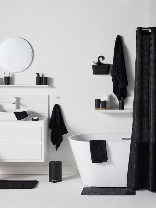 Boîte de rangement ronde avec miroir BATHROOM - Kiabi