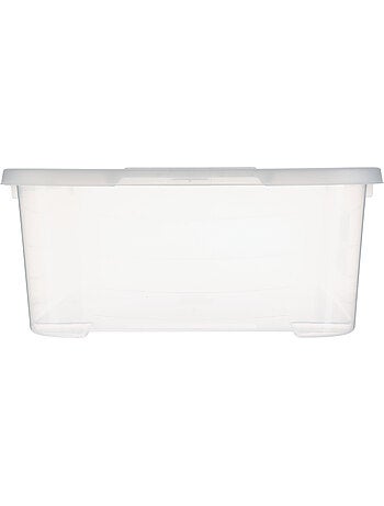 Boîte de rangement transparente 30L avec couvercle STORE N' BOX