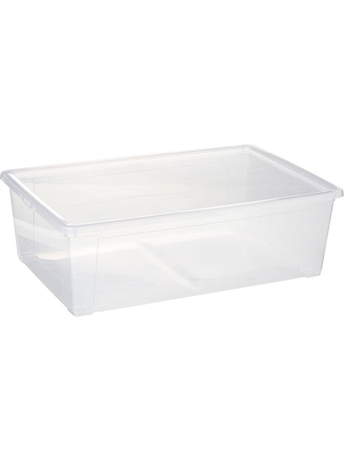 Boîte de rangement transparente 30L avec couvercle STORE N' BOX - Kiabi